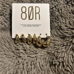 8 Other Reasons Gold Statement Earrings